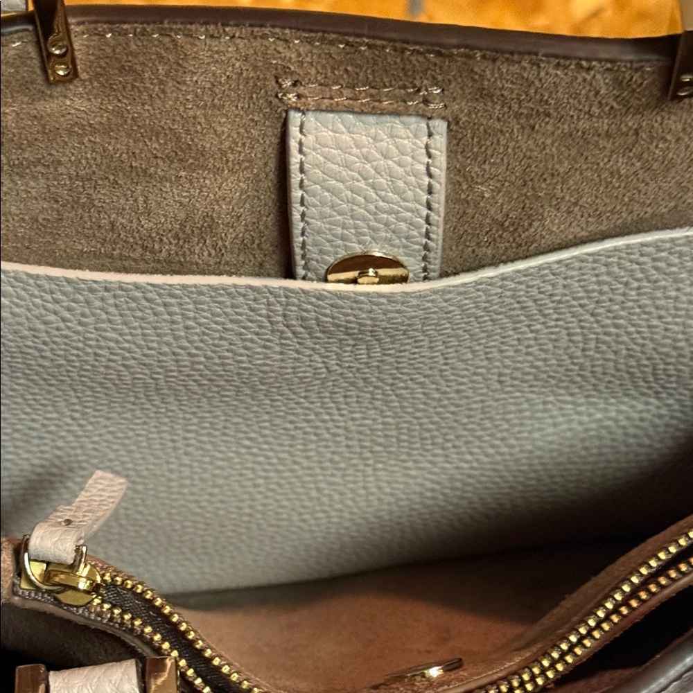 Kate Spade Gray Shoulder Bag with Bow Accent - Picture 8 of 10